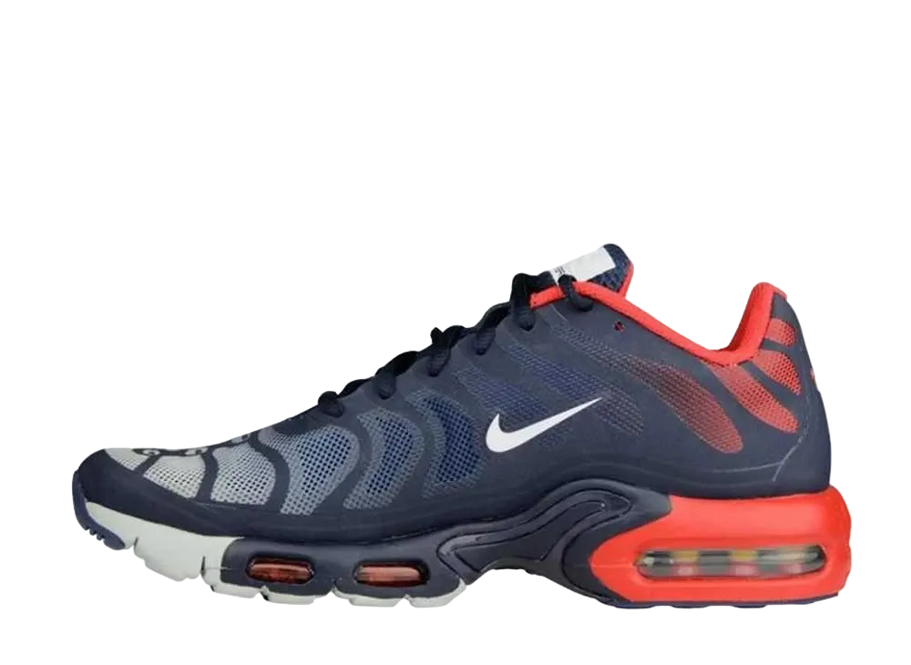ナイキ エアマックス プラス ハイパーヒューズ "ミッドナイト ネイビー ユニバーシティー レッド"