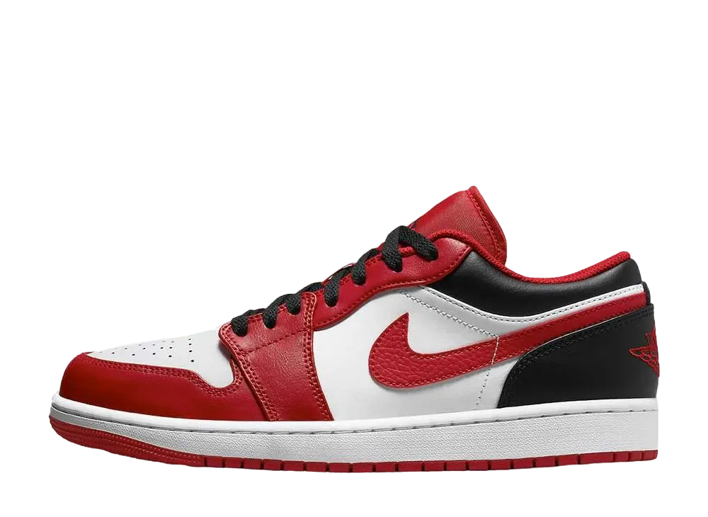 Nike Air Jordan 1 Low "White/Gym Red/Black"