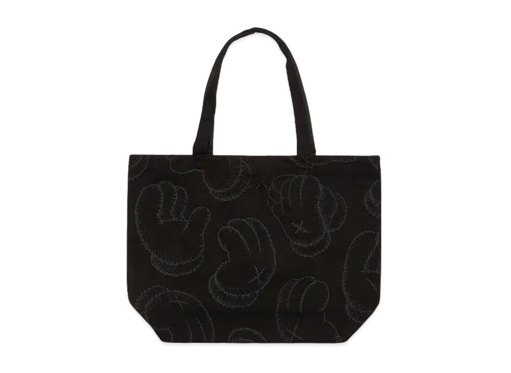 Uniqlo KAWS Hands Tote Bag "Black"