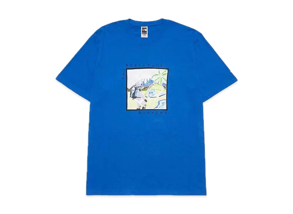 Supreme x The North Face Sketch S/S Top "Blue"