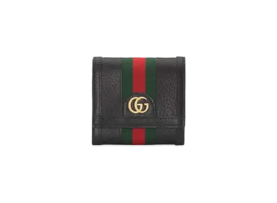 GUCCI Ophidia GG Card Case Wallet "Black"