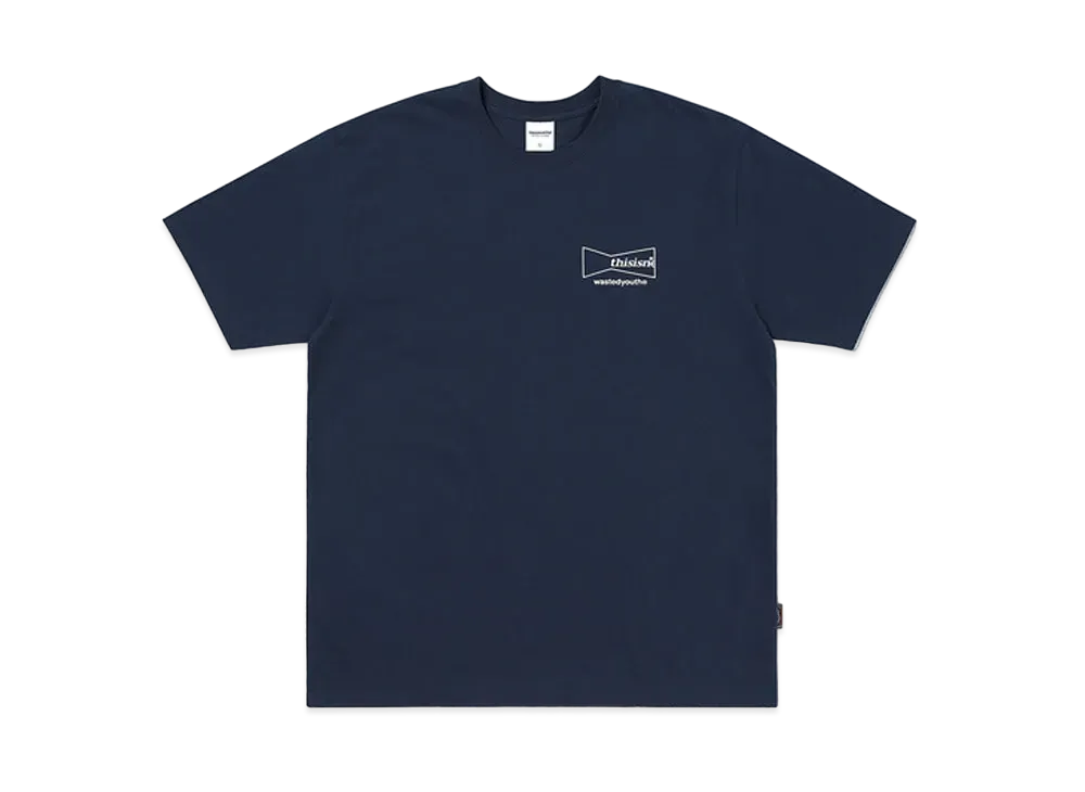 Wasted Youth x thisisneverthat T-SHIRT "Navy" / VERDY
