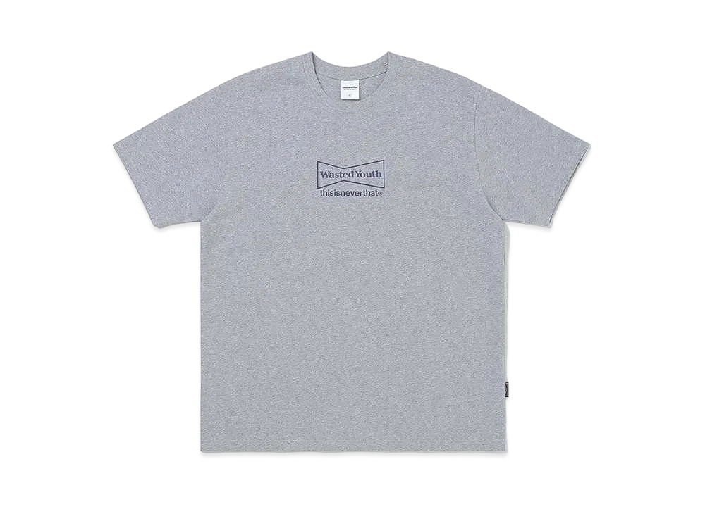 Wasted Youth x thisisneverthat T-SHIRT "Grey" / VERDY
