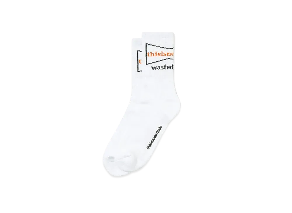 Wasted Youth x thisisneverthat SOCKS "White" / VERDY