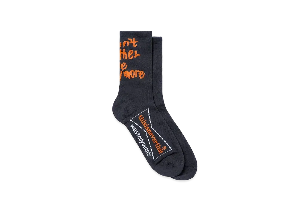 Wasted Youth x thisisneverthat SOCKS "Navy" / VERDY