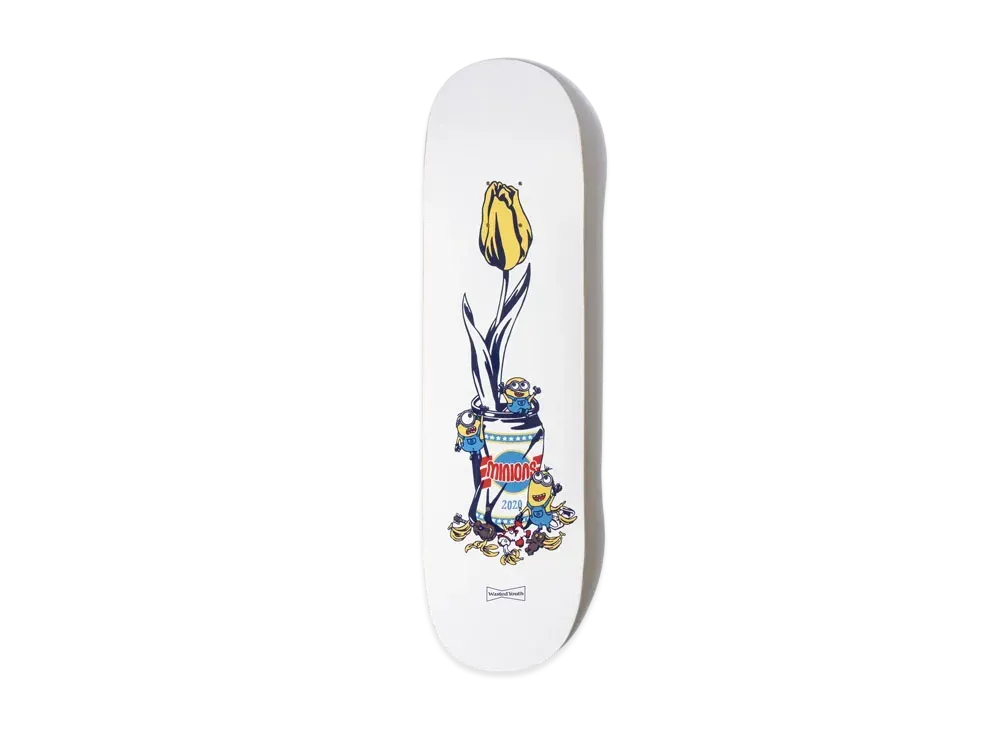 Wasted Youth x MINIONS SKATEBOARD "White" / VERDY