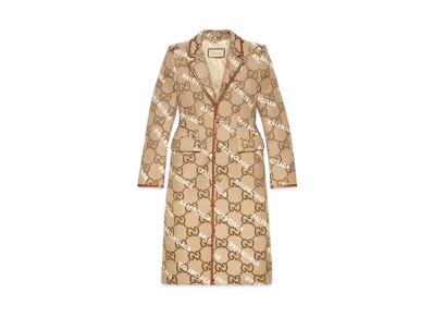 GUCCI x Balenciaga The Hacker Project Jumbo GG Coat "Beige"
