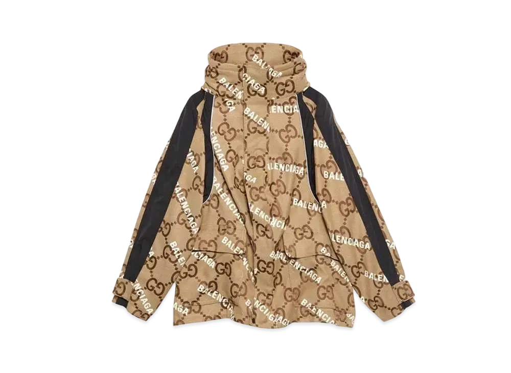 GUCCI x Balenciaga The Hacker Project Jumbo GG Jacket "Beige"