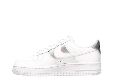 Nike Women's Air Force 1 Low "White/Metallic Silver"