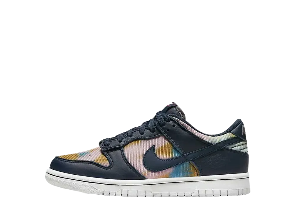 Nike GS Dunk Low Graffiti "Navy/Yellow"
