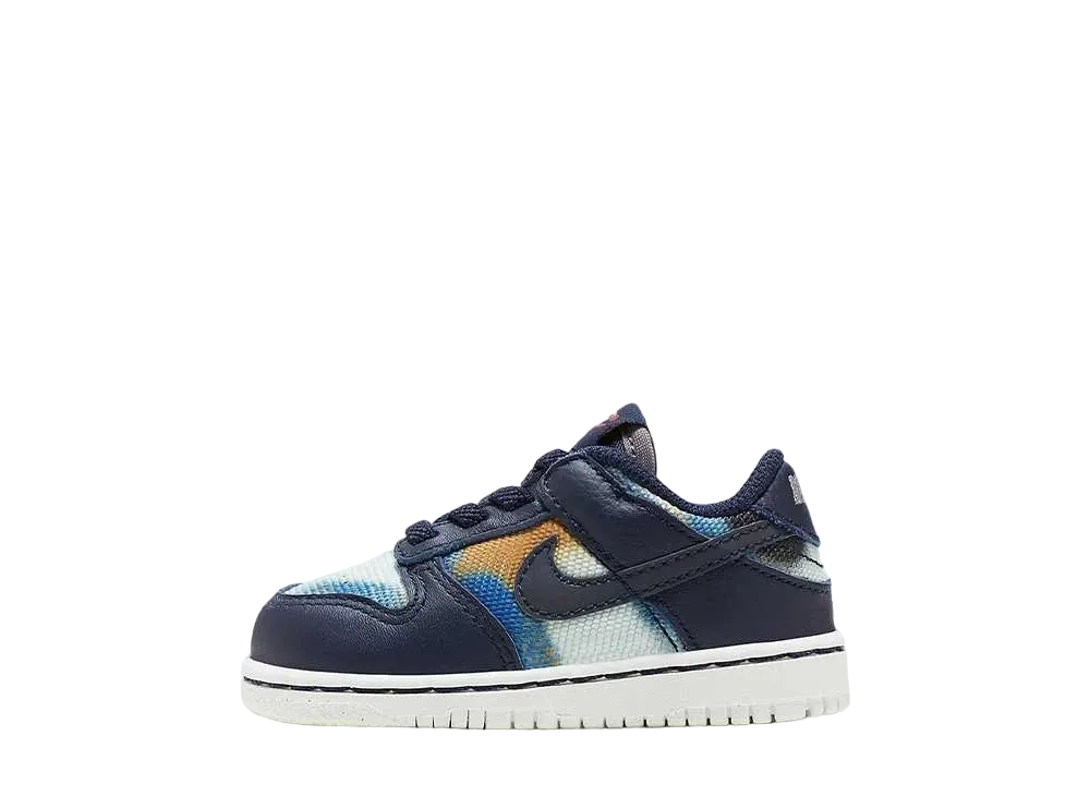 Nike TD Dunk Low Graffiti "Navy/Yellow"