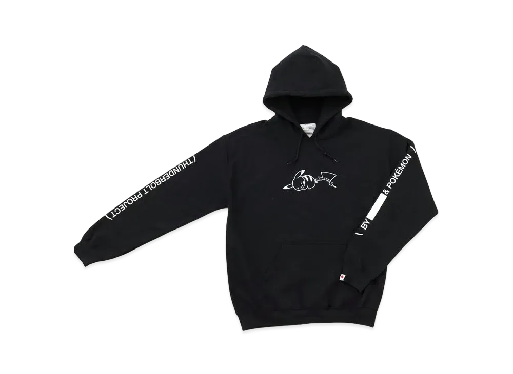 FRAGMENT x POKEMON THUNDERBOLT PROJECT PRINT HOODIE "Black"