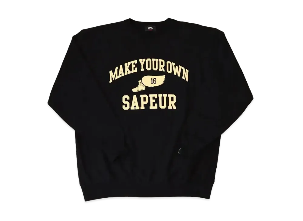 サプール ウイングフット スウェット "ブラック"