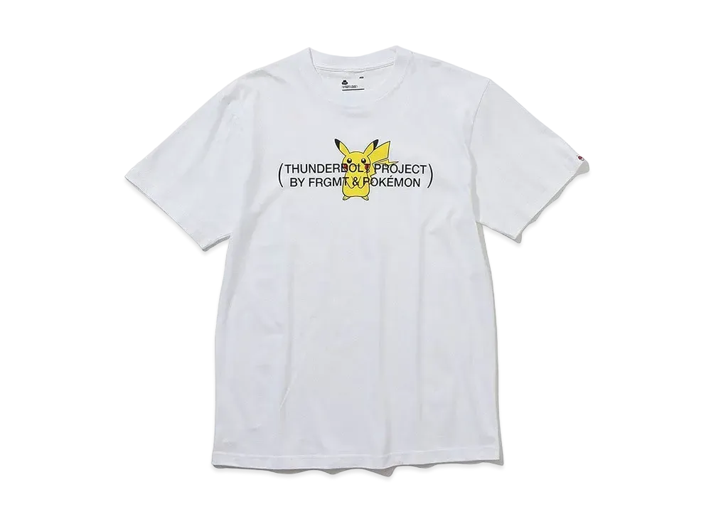 FRAGMENT x POKEMON THUNDERBOLT PROJECT PIKACHU TEE "White"