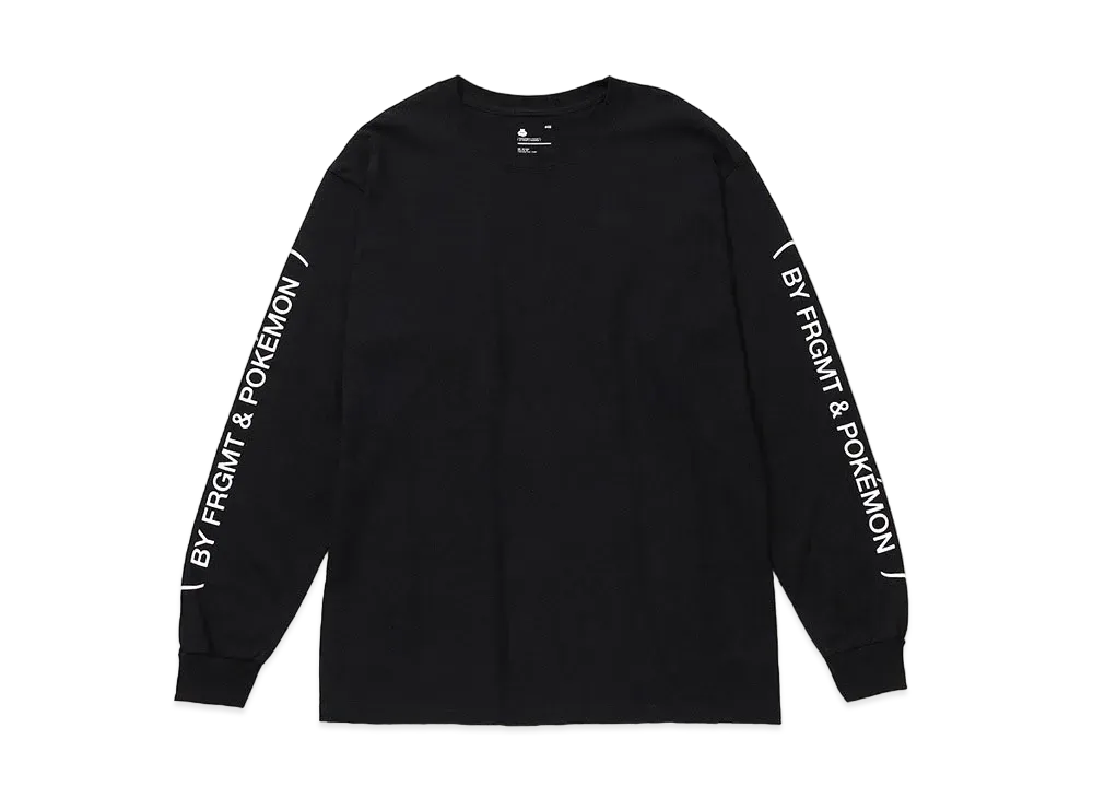 FRAGMENT x POKEMON THUNDERBOLT PROJECT LONG SLEEVE TEE "Black"