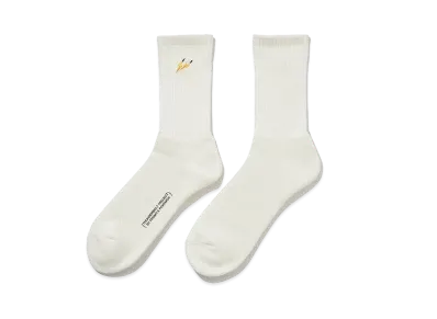 FRAGMENT x POKEMON THUNDERBOLT PROJECT SOCKS "White/Yellow"