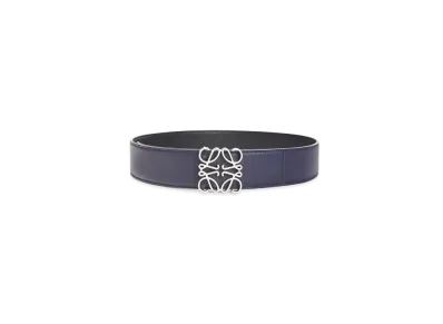 LOEWE Anagram Reversible Belt "Navy/Black/Palladium"