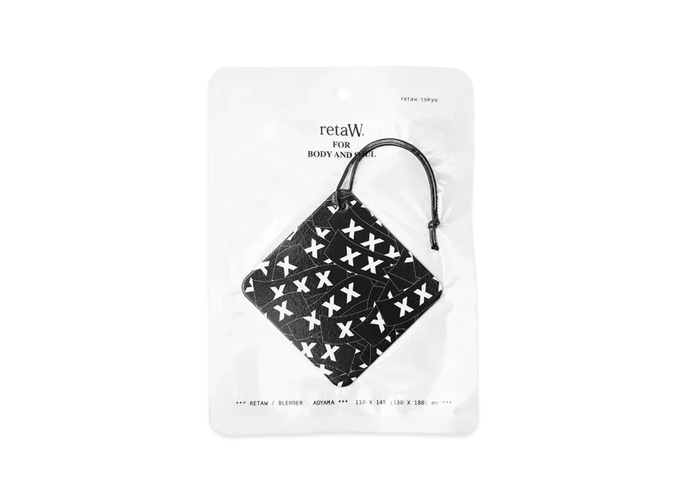 GOD SELECTION XXX x retaW FRAGRANCE CAR TAG GX-A22-RTGD-01 "Black"