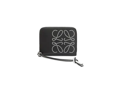 LOEWE Compact Zip Wallet "Black/Kaolin" 001039786