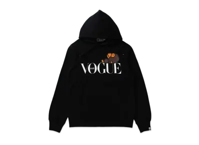A BATHING APE VOGUE BABY MILO PULLOVER HOODIE KIDS "Black"