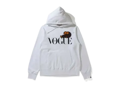 A BATHING APE VOGUE BABY MILO PULLOVER HOODIE KIDS "White"