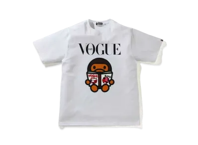 A BATHING APE VOGUE BABY MILO TEE KIDS "White"