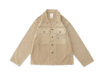visvim CARDWELL SHIRT L/S DMGD "Khaki"