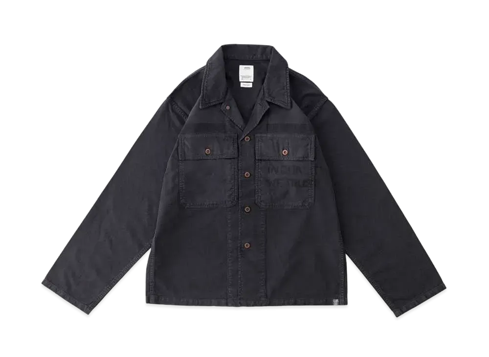 visvim CARDWELL SHIRT L/S DMGD "Navy"