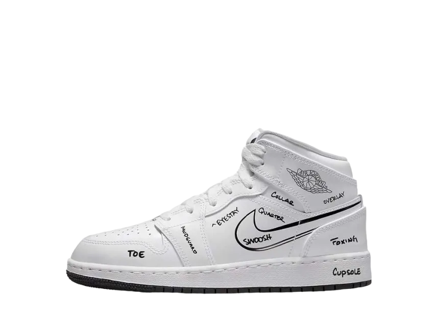 ナイキ GS エアジョーダン1 ミッド "スニーカースクール"