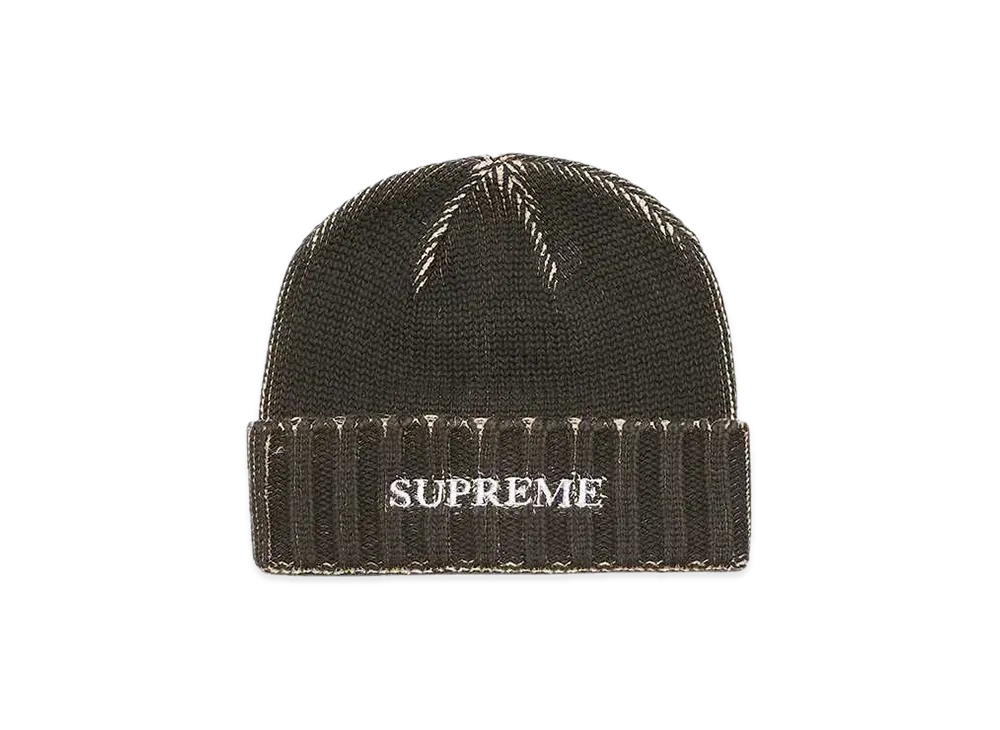 Supreme Overprint Beanie "Black"