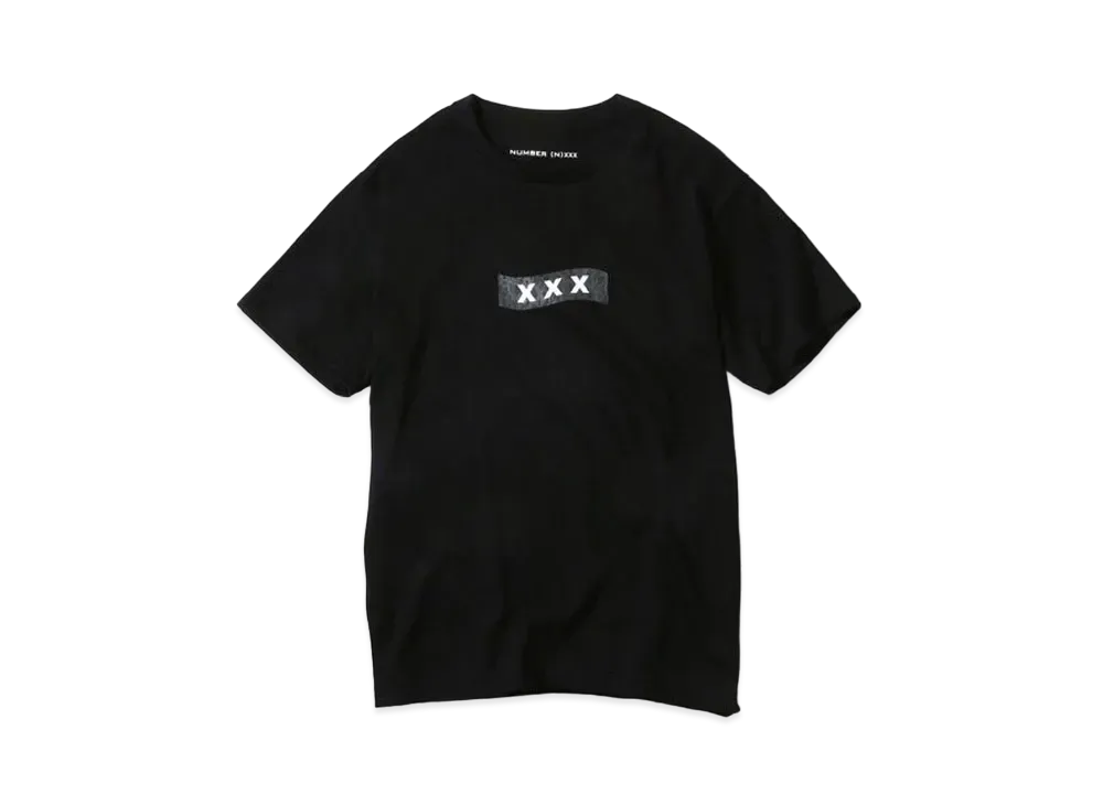 GOD SELECTION XXX x NUMBER (N)INE T-SHIRT "Black"
