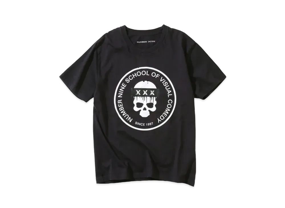 GOD SELECTION XXX x NUMBER (N)INE T-SHIRT "Charcoal Grey"