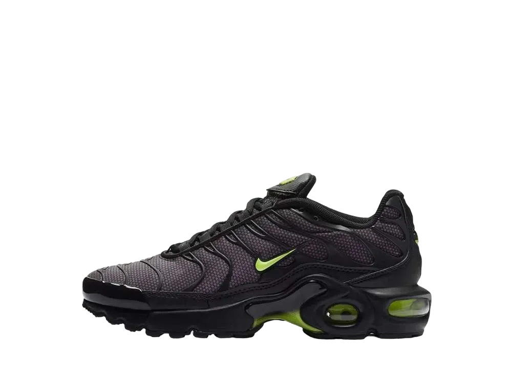 Nike GS Air Max Plus "Black Volt Glow"