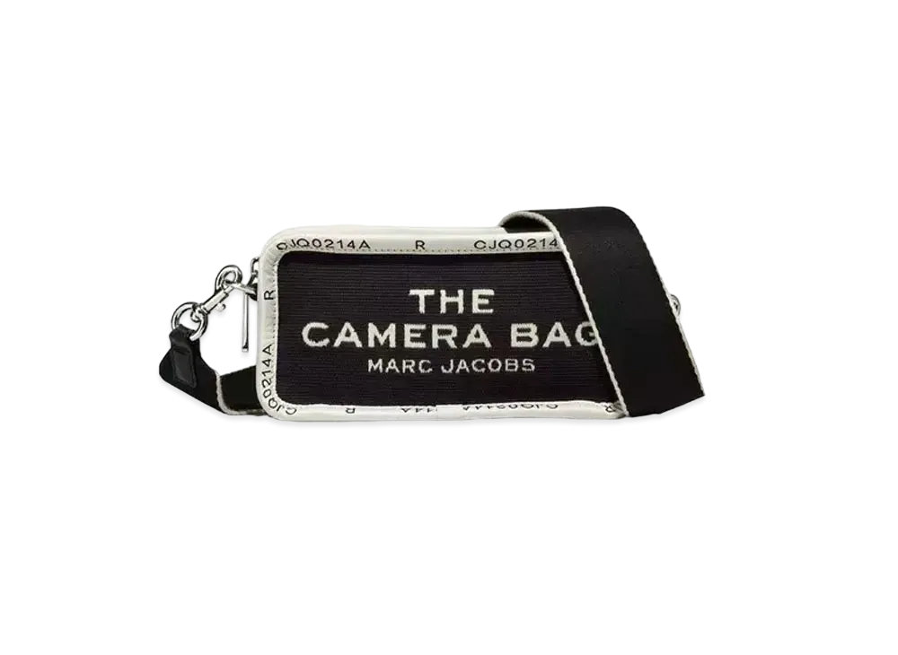 MARC JACOBS THE JACQUARD CAMERA BAG "Black"