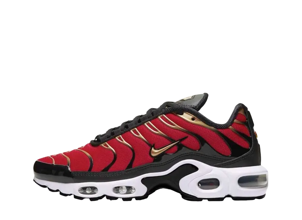 Nike Women's Air Max Plus "University Red Gold Black"