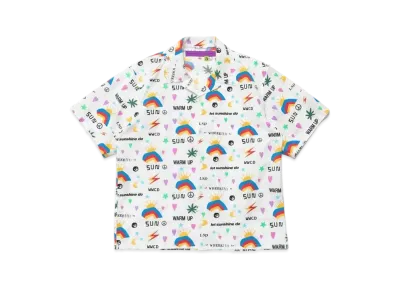 Cactus Plant Flea Market Crop Aloha Lsd Shirt "White"