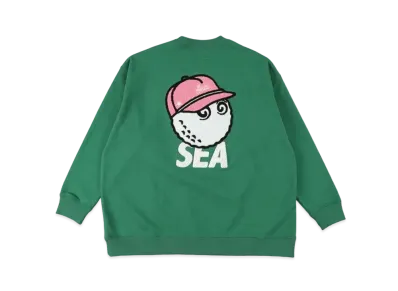 WIND AND SEA x MALBON CREW SWEAT "Green"