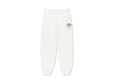 WIND AND SEA x MALBON SWEAT PANTS "White"