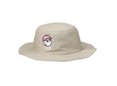 WIND AND SEA x MALBON BUCKET HAT "Beige"