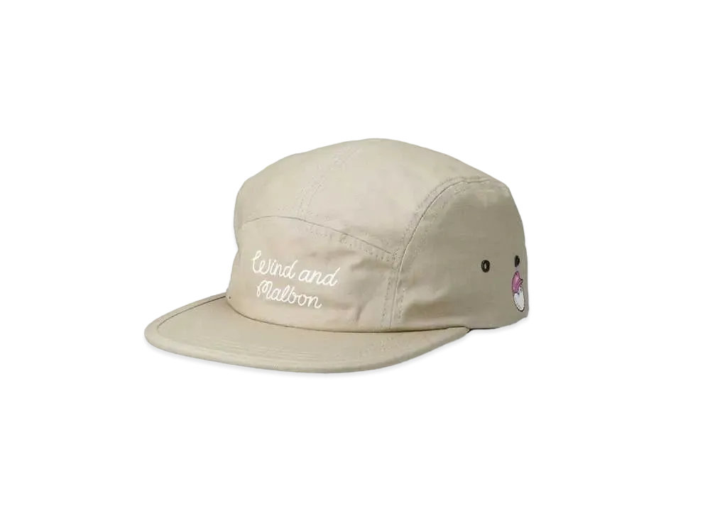 WIND AND SEA - WIND AND SEA×Malbon Golf キャップ 白×ピンク WIND AND SEA ウィンダンシー WDS-MALBON-20 × MALBON GOLF