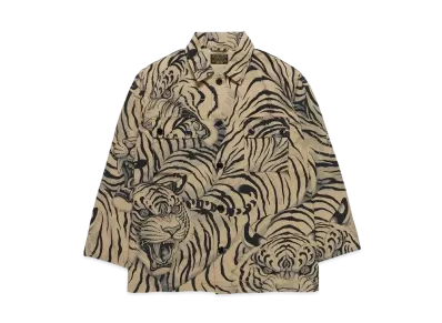 WACKO MARIA TIM LEHI / ARMY SHIRT "Beige"