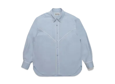 WACKO MARIA WESTERN SHIRT "Blue"