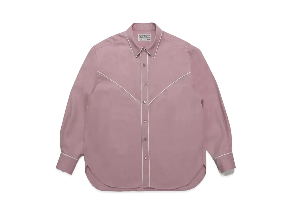WACKO MARIA WESTERN SHIRT "Light Purple"