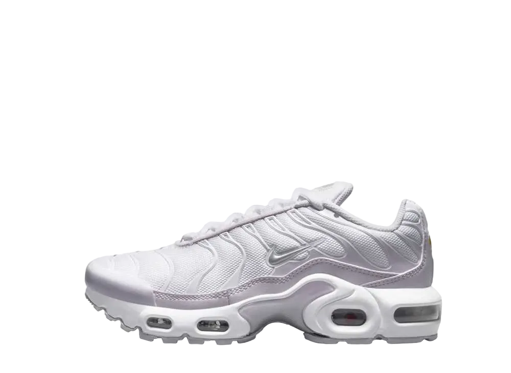 ナイキ GS エアマックス プラス "ホワイト ライト ヴァイオレット"