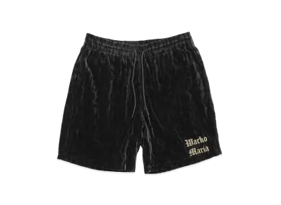 WACKO MARIA LEOPARD VELVET SHORTS "Gray"