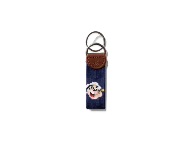 Noah Popeye Needlepoint Key Fob
