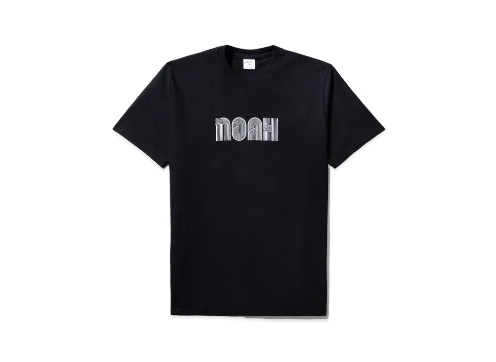 Noah Cascade Logo Tee "Black"