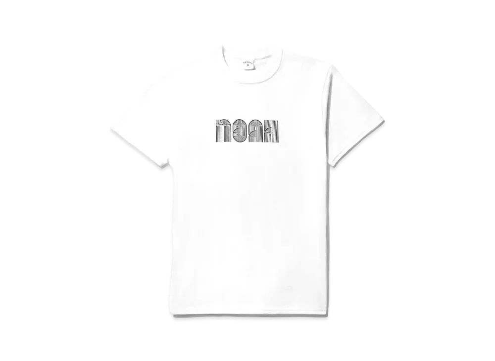 Noah Cascade Logo Tee "White"