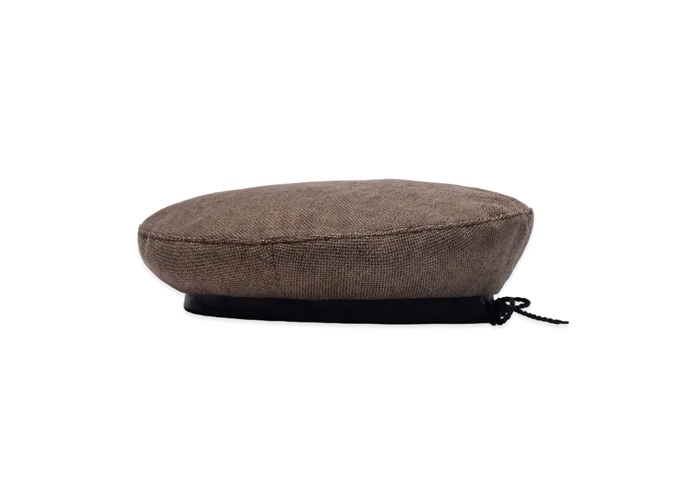 Noah Linen Beret "Brown"