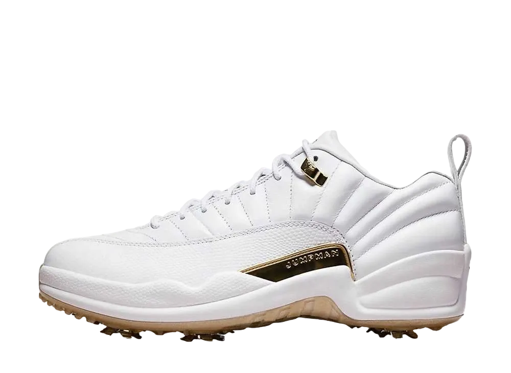 Nike Air Jordan 12 Low Golf "Metallic Gold"